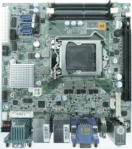 mITX ind. Motherboard with 6th Gen. Intel CPU's, H110 Chipset, 2xDDR4 Socket
