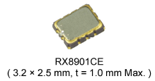 RX8901CEXSB0TRS RTC I2C-Bus ±3ppm -40°C...+85°C T&R