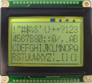 LCD 128x64, STN w, Samsung KS0108 Controller