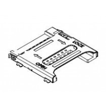 Micro SD Steckverbinder, 8-polig SMT