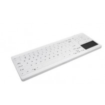 Hygiene Compact Ultraflat Touchpad Keyboard with NumPad Fully Sealed Watertight CH-Layout