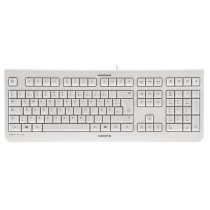 CHERRY Keyboard KC 1000 USB hellgrau US/€ Layout