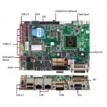 3.5" Board Atom N2800 1.86 GHz, 12VDC, 0..+60C