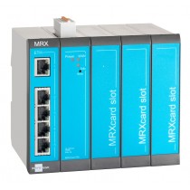 LAN-LAN Router, 5 LAN ports, 2 digital inputs, 3 MRX Slots