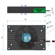 COM Express® mini Universal Active Cooler for Heatspreader Mounting