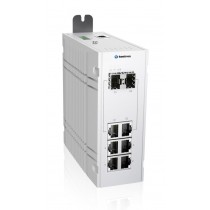 Industrial 12-port managed Ethernet switch-40 °C to 75 °C of operating temp., dual DC power input