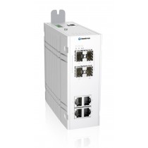 Industrial 8-port managed Ethernet switch-40 °C to 75 °C of operating temp., dual DC power input