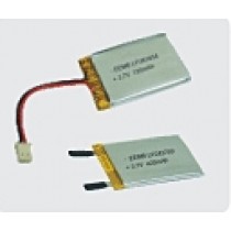 Li-Polymer Batterie 3.7V 1800mAh, VA Protection cables+Molex 51004-0200