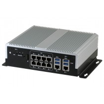 Fanless In-Vehicle Network Video Recorder, i3-7100U, DPx1/HDMIx1, GbEx6, PoEx4, USBx4, RS232/422/485
