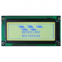 LCD 128x64 Display 4", white LED, FSTN pos Transfl, 6:00