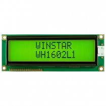 LCD, 16x2  white LED, FSTN pos., transfl., NT, 6:00 JP/EU