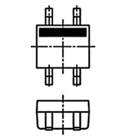 Bridge 600V 0.8A/30A 1Z Tape