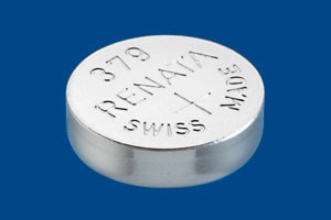 379.IB 0%HG Silberoxyd-Batterie 1,55V/16 mAh, Industrial Bulk 