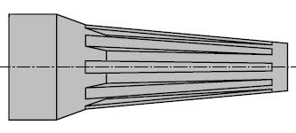 MINI-SNAP Baugr.3 Kn.-Tülle grau 4.0 - 5.0 mm