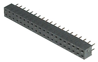 50 pol. Löt ger. Pinl. 2,7 mm 2,00/zweir.flashAu