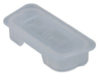 09 pol. Kunststoff weiss, für Stecker
