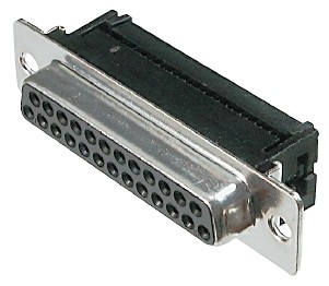 15 pol. IDC Low Profile, UNC 4-40, GS III