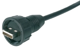 konf. mit Kabel 1 m, Konfektionsversion, IP67