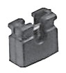 offenem Gehäuse, 02 pol. RM. 2,54 mm verzinnt