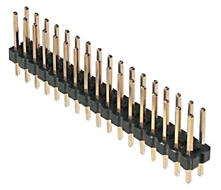 72 pol. Löt ger. Pinl. 7,0/3mm 2,54 / zweir.F-Au
