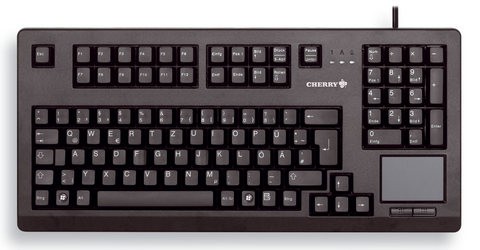 CHERRY Keyboard mit Touchpad USB 19" schwarz CH Layout