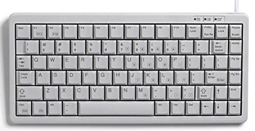 CHERRY Keyboard COMPACT USB+PS/2 hellgrau US Layout o.WIN Keys