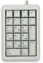 CHERRY Keypad USB programmierbar hellgrau US Layout