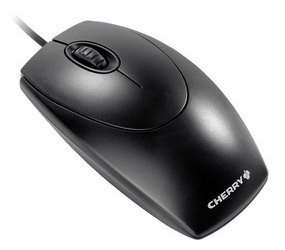 CHERRY Mouse USB+PS/2 optical schwarz, bulk