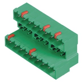 PC-Stiftleiste, abgewinkelt, 04 pol., RM 5.08mm