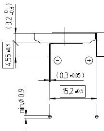 Lithium-Batterie 3V/225mAh Bulk