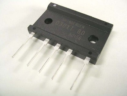 Three-Phase AC Bridge Diode 1600V 45A SIP pack.