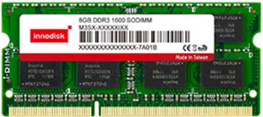 DDR3L 2GB-1600,204P SODIMM,0~+85C,256Mx8