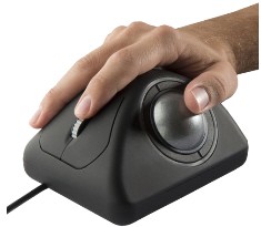 Trackball Unit panel-mount ergonomic 50mm IP68 USB&PS/2