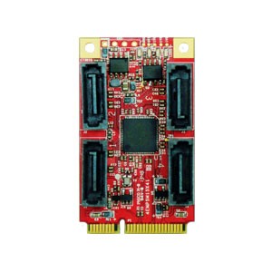 mPCIe to 4x SATA3 Module Wide Temp.