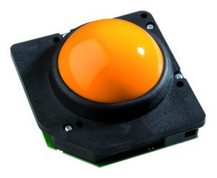 Trackball Module 75mm IP40 PS/2 yellow