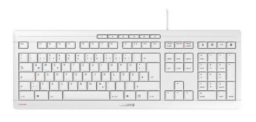 CHERRY Keyboard STREAM USB Ultra silent hellgrau CH Layout
