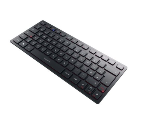 CHERRY Keyboard KW 9200 MINI Wireless+Bluetooth schwarz CH Layout USB-A/C