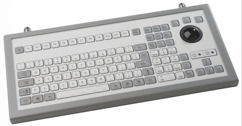 Keyboard with Trackball 38mm IP65 enclosed USB US-Layout