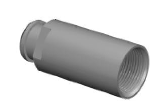 MEDI-SNAP Baugr.1 Spannmutter, weiss,