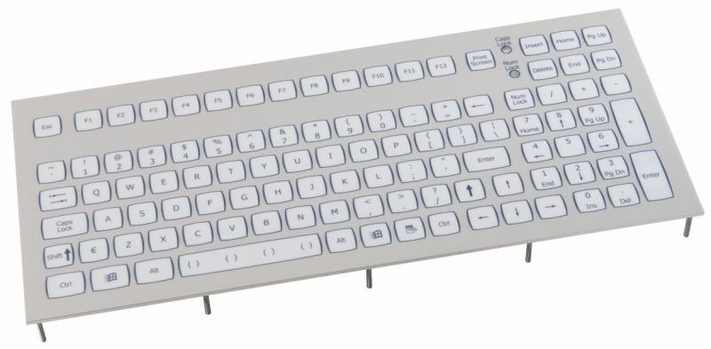 Keyboard IP67 panel-mount USB US-Layout