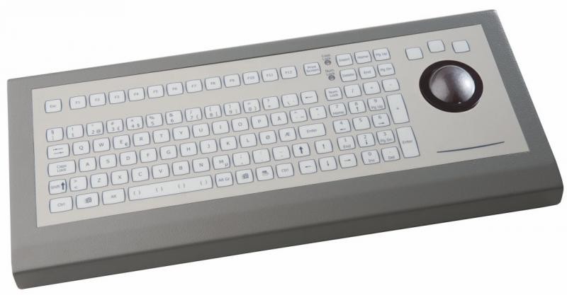 Keyboard with Trackball 50mm IP67 enclosed USB German-Layout