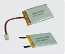 Lithium-Polymer Battery 600mAh with PCB and wires