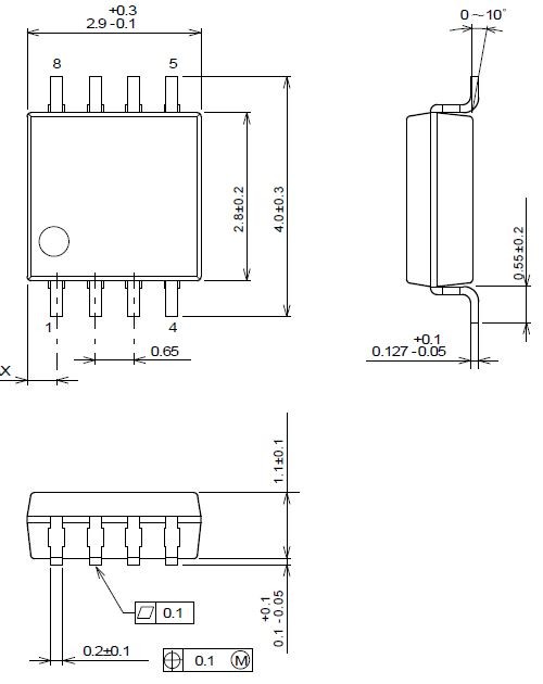 Dual High Speed Single Supply Operational Amplifier MSOP8