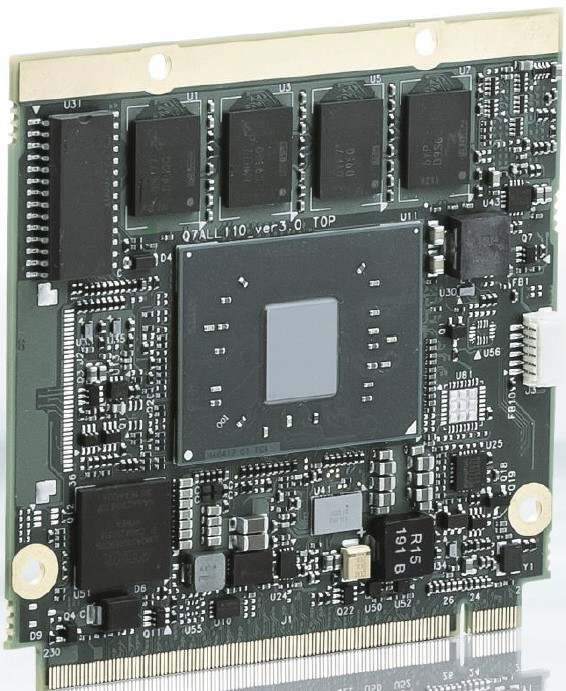 Qseven Module Atom™ x7-E3950, E2, 4C, 1.6/2.0 GHz, 8GB DDR3L ECC, 32GB SLC