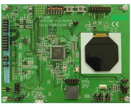 S1C31D01 Eva Board inc.S5U1C31001L1100, JDI-MIP 240x240