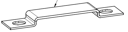 Copper 1.5x20mm laminated, L=196mm