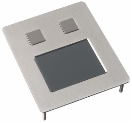 Touchpad Unit, stainless steel carrier, panel mount, IP68 USB&PS/2