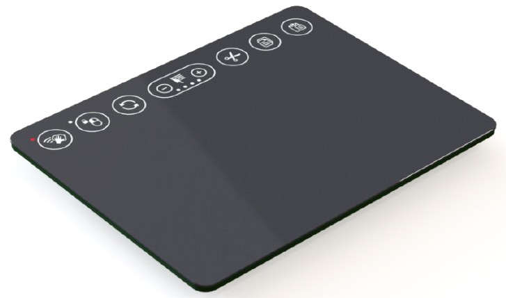 Touchpad 6" OEM USB, with 8 Shortcut Keys, Glass overlay, excl. cable