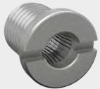 Lamellenbuchse ø 1.5 mm durchgehend offen, Ag