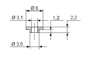 Isolierbuchsen, Wärmebeständigkeit 215°C